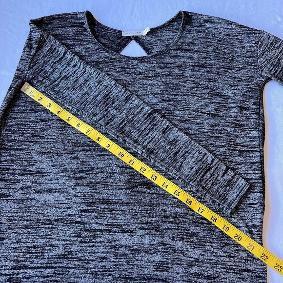 Rag and Bone Mia soft heather knit open back long sleeve top - Picture 8 of 10